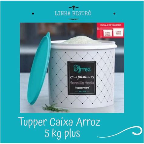 Tupperware Tupper Caixa Arroz Bistr Kg Shopee Brasil