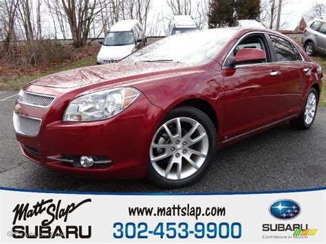 2010 Red Jewel Tintcoat Chevrolet Malibu Ltz Sedan 76017939 Car Color Galleries