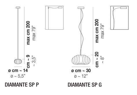 Diamante Led Vistosi Lampada A Sospensione Milia Shop