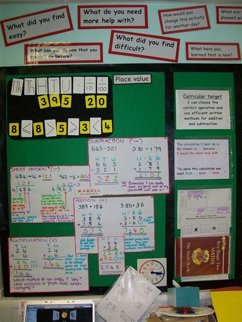 21 best Maths display ideas for class images on Pinterest | School display boards, School ...