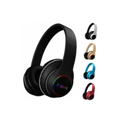 Fone De Ouvido Headset Sem Fio Bluetooth Led De Alta Qualidade