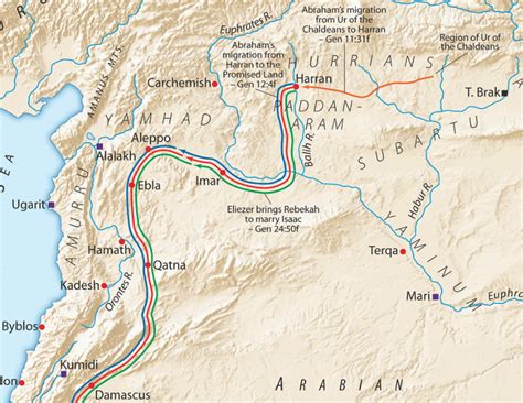 Abraham Bible Map