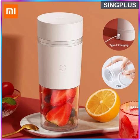 Original Xiaomi Mijia Portable Juicer Cup Ml Portable Liquifier