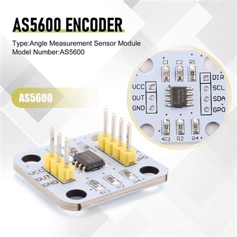5Pcs AS5600 Magnetic Encoder Magnetic Induction Angle Measurement ...