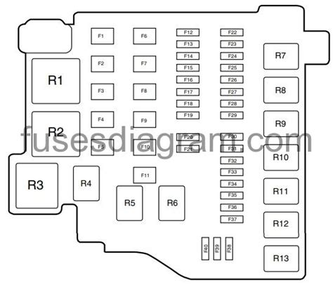 Fuse Box Diagram Ford Fiesta 2009 2017