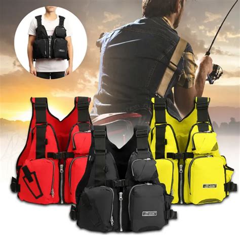 Kayak Life Fishing Jacket Adult Aid Surfing Boating Water Vest