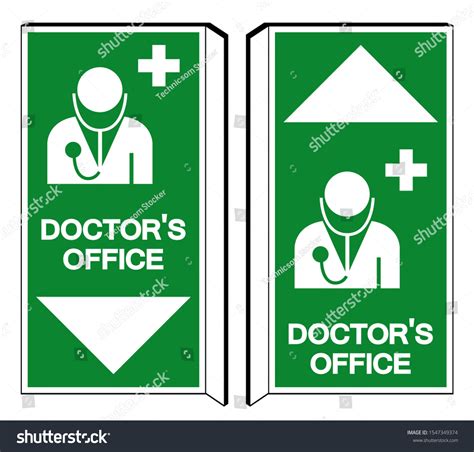 Doctoroffice Symbol Sign Vector Illustration Isolate Stock Vector