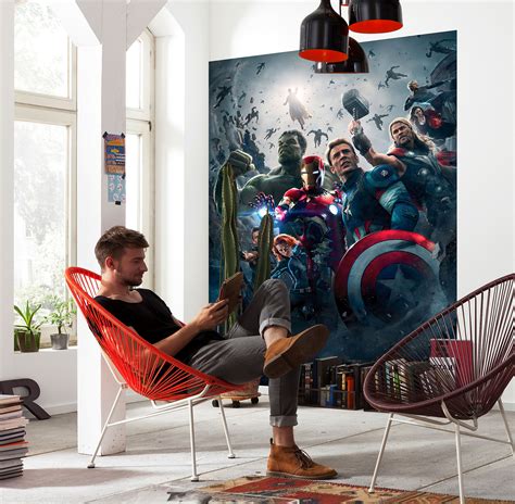 Photomurals | Photomural on paper "Avengers-Age-of-Ultron-Movie-Poster ...