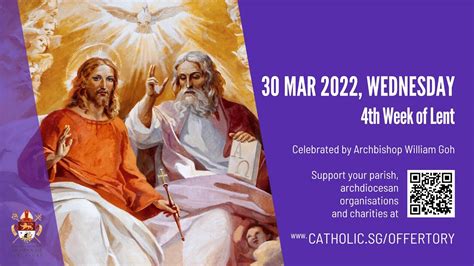 Catholic Weekday Mass Today Online Wednesday Th Week Of Lent