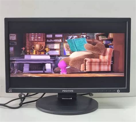 Monitor Positivo Wide Led E Px Dvi Vga Parcelamento Sem Juros