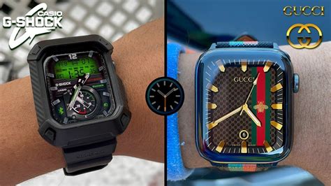 Apple Watch To A Gucci And Casio G Shock Redesign Using Clockology