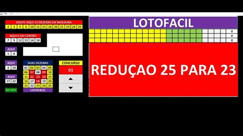 Como Fazer Uma Redu Ao Na Lotofacil De Para Em Apenas Linhas