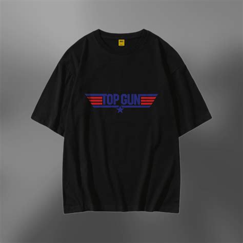 Drop Shoulder T Shirt Top Gun AAZ