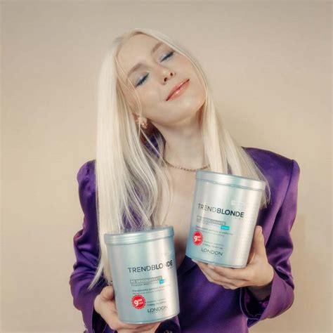 Trend Blonde Plex Blue O pó descolorante azul da London