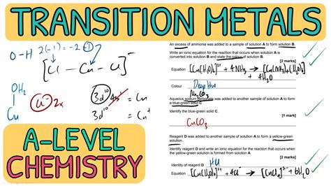 Transition Metals Exam Question Walkthrougha Level Chemistry Aqa