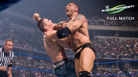 John Cena Vs Batista SummerSlam 2008 Full Match WWE Network