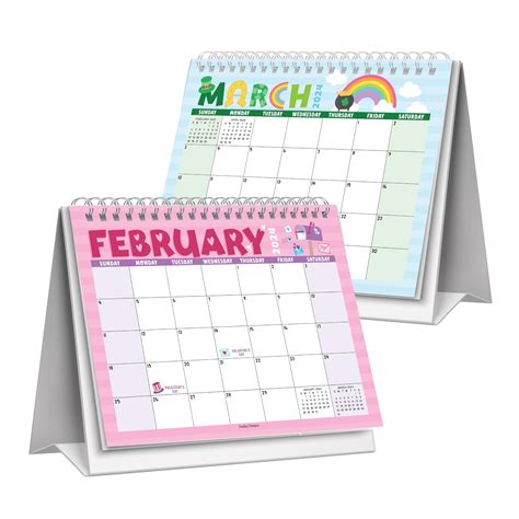 Mua Doodle Small Desk Calendar 2024 Standing Flip Small Desktop