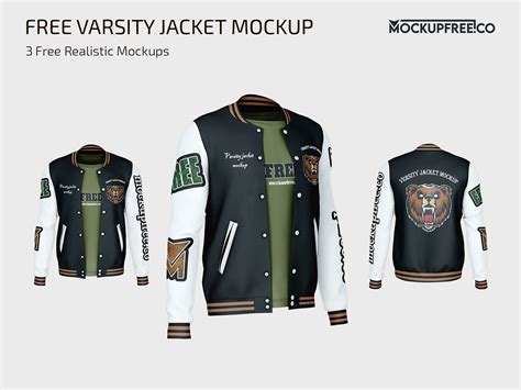 Free Varsity Jacket PSD Mockup :: Behance