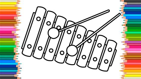 Xylophone clipart draw, Xylophone draw Transparent FREE for download on ...