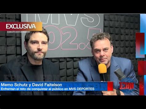 David Faitelson Y Memo Schutz Llevan Lo Mejor De Los Deportes A La