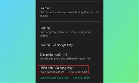 Cách cập nhật CH Play phiên bản mới đơn giản