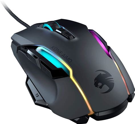 ROCCAT Kone AIMO PC Gaming Mouse, Optical, RGB Backlit Lighting, 23 ...