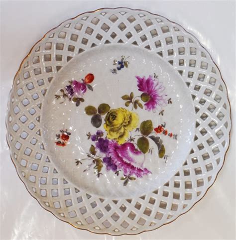 Assiette Ajour E En Porcelaine Antiqu Art