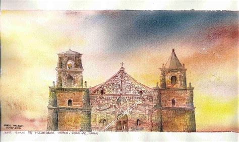 Architectural Illustration of Heritage Buildings in the Philippines: The 4 World Heritage ...