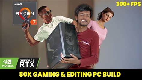 Rs Gaming Editing Pc Build With Ryzen Rtx Graphics Card