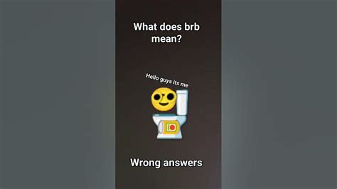 What Does Brb Mean Youtube