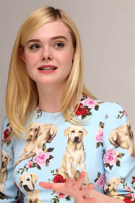 ELLE FANNING at The Beguiled Press Conference in Beverly Hills 06/13 ...