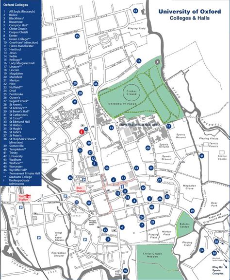 Map of oxford university | Oxford college, Oxford england, Oxford university