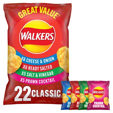 Walkers Classic Variety Multipack Crisps 22x25g Multipack Crisps