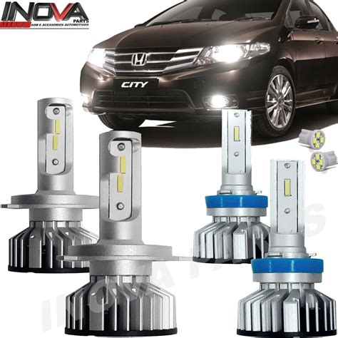 Lampada Ultra Led Xtreme Honda City A Farol E Milha