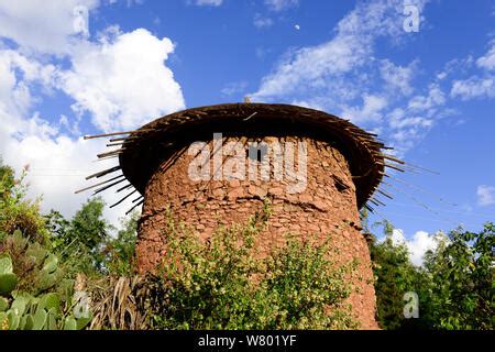 Africa Ethiopia Lalibela Mud Hut Stock Photo Alamy