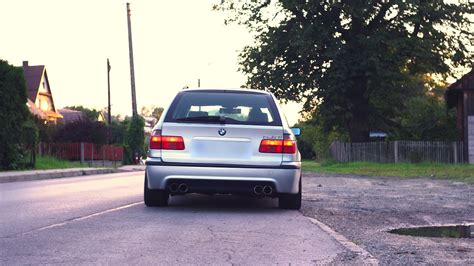 BMW E39 540i Touring X Pipe Quad Exhaust M62B44 V8 Sound YouTube