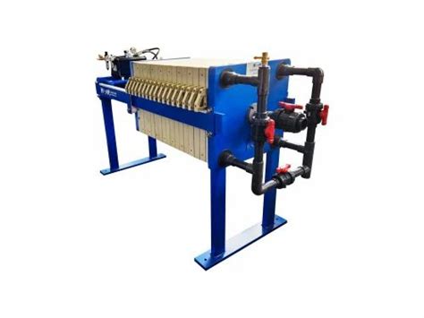 Plate Blue Recessed Filter Press Filtration Capacity 500 1000 Litres