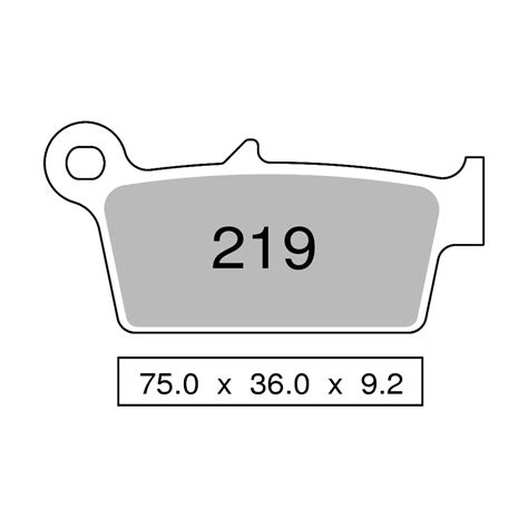 Pastiglie Freno Posteriori Trofeo Organiche Per YAMAHA YZ 250 1998 2002