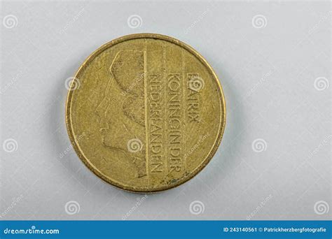 Five Guilder Coin from the Netherlands Stock Image - Image of banking ...