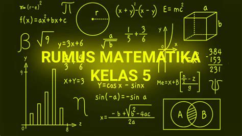 Rumus Matematika Kelas 5 Sd Semester 1 Dan 2 Cilacap Klik