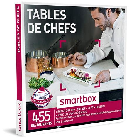 Smartbox Coffret Cadeau Tables De Chef Repas Avec Une