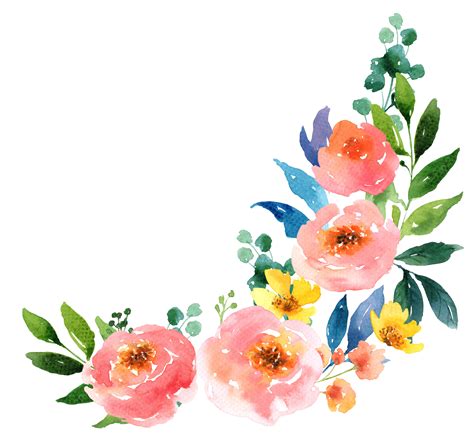 Watercolor Flower Png Watercolor Flower Png Transparent FREE For