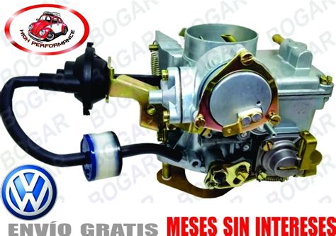 Carburador Con Sistema Filtro Gomas Manguera Vw Sedan Meses Sin