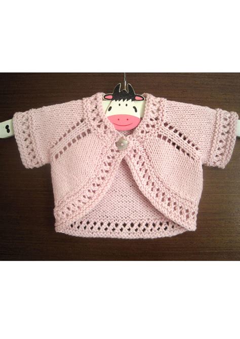 Girls Bolero Knitting Pattern Baby Bolero Knitting Pattern Girls