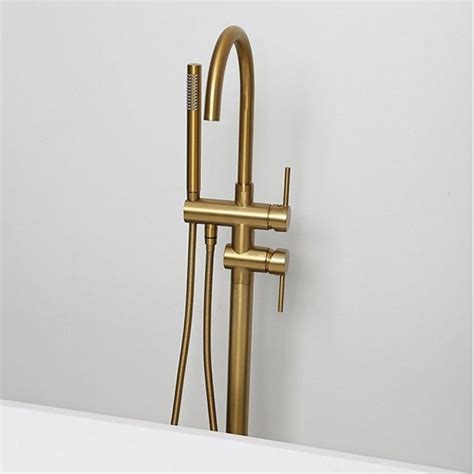 Brushed Gold Bath Taps Bronze Bath Taps Brass Bath Taps