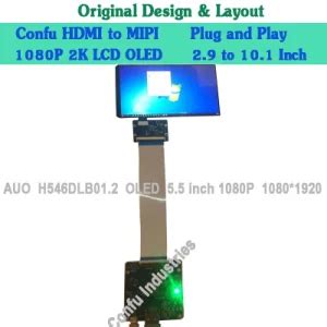 HDMI To Mipi Converter For Auo OLED 5 5 Inch 1080 1920 Display