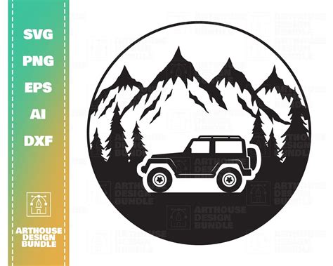 Forest Mountain X Svg Off Road Svg Forest Clipart Forest Svg