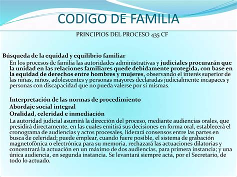 Presentacion Procesos De Familia Ley Corregida Ppt