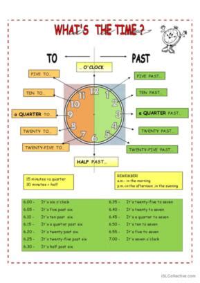 Time English Esl Worksheets Pdf Doc Worksheets Library