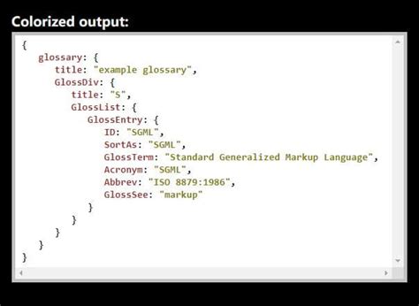 Format Json Data With Colored Syntax Pretty Print Json Free Jquery